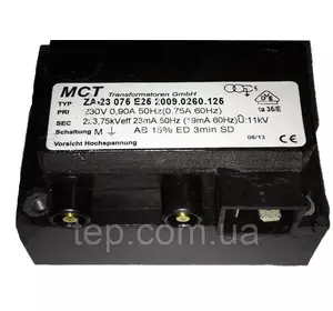 Высоковольтный трансформатор MCT ZA 23 075 E25