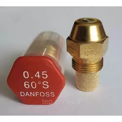 Форсунка Danfoss OD 0.45 Usgal/h 60° S (1.66kg/h) 0,45