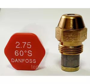 Форсунка Danfoss 2.75 Usgal/h 60° S (10.50 kg/h) 2,75
